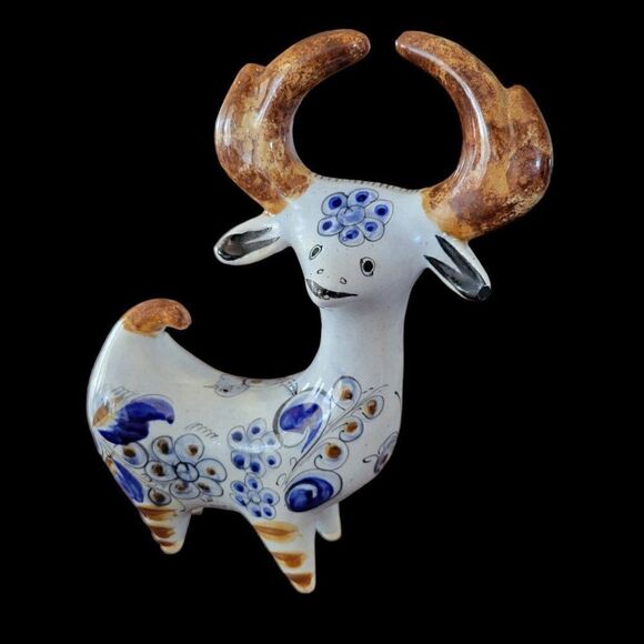 Vintage El Palomar Deer Ken Edwards Blue Deer - Picture 12 of 12